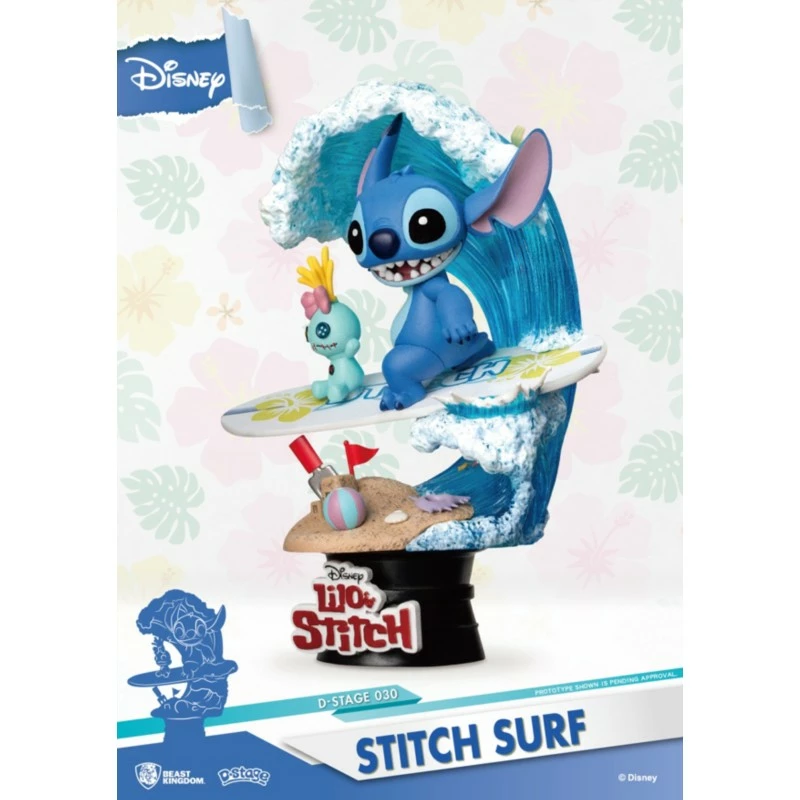 Stitch Surf Summer Series Figurine, Beast Kingdom - Image 2