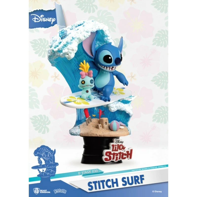 Stitch Surf Summer Series Figurine, Beast Kingdom - Image 4