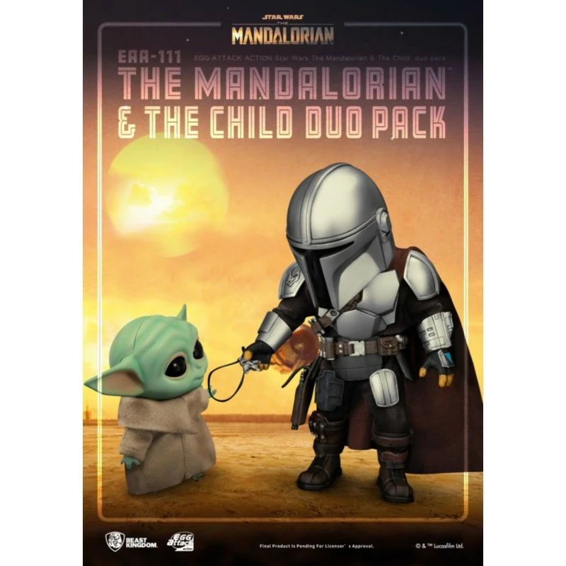 The Mandalorian & The Child Duo Pack Figurine, Beast Kingdom - Image 4