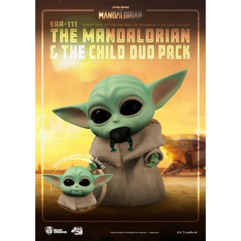 The Mandalorian & The Child Duo Pack Figurine, Beast Kingdom - Image 5